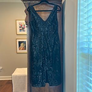 Beaded cocktail dress